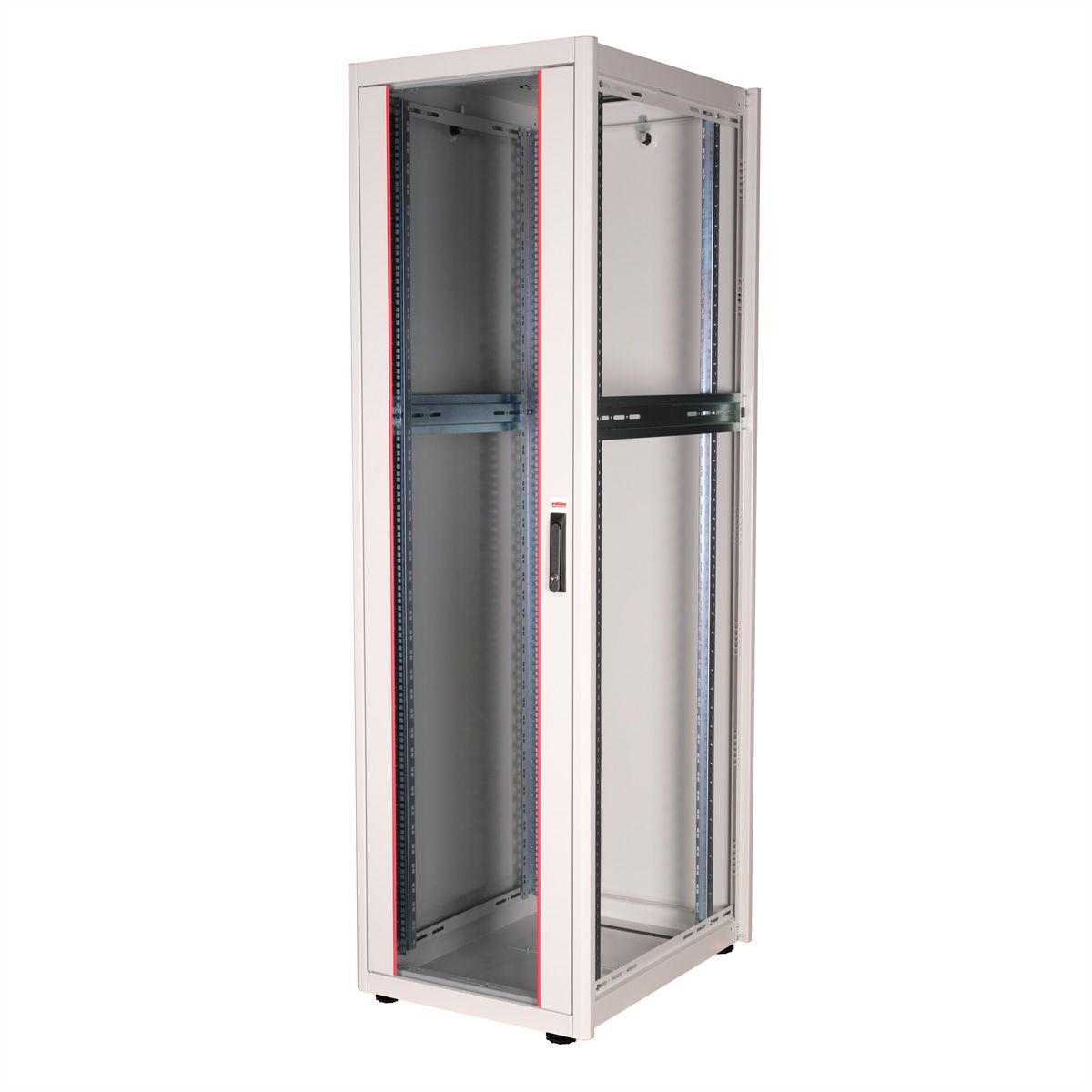 ROLINE 19-inch Network Cabinet Basic 42 U, 600x800 WxD glass door grey