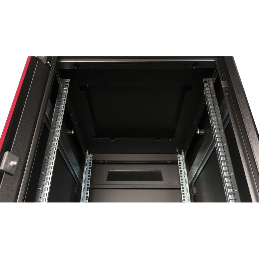 ROLINE 19-inch netwerkkast Pro 26 U, 600x800 BxD Glazen deur zwart