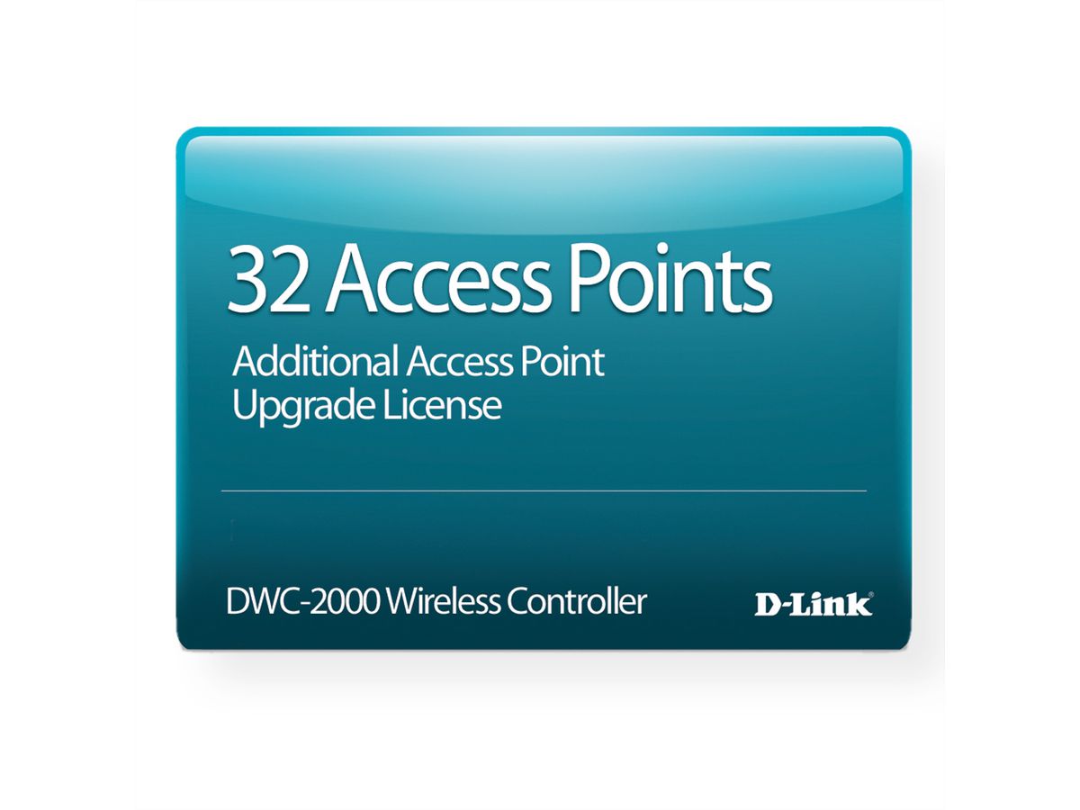 D-Link DWC-2000-AP32-LIC Softwarelicentie en -upgrade