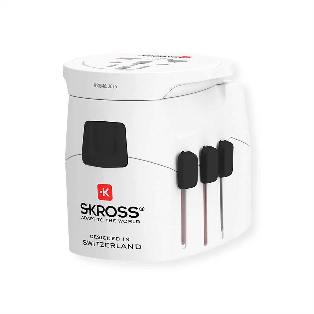Skross PRO Light USB 2A - World with USB C cable, worldwide