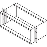 SCHROFF EuropacPRO 19" beugel voor zijwand type F, in diepte verstelbaar, 4 HE