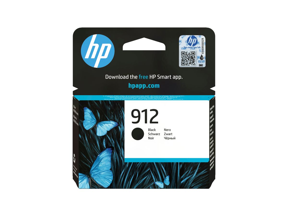 HP 912 originele zwarte inktcartridge
