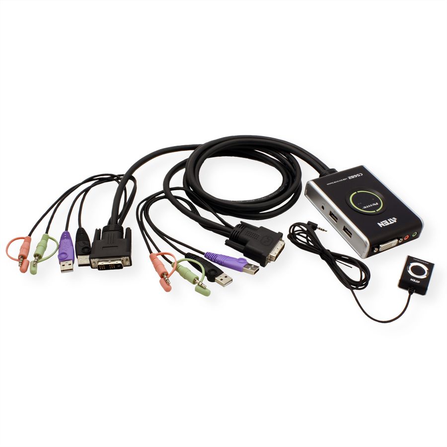 ATEN CS682 KVM Switch DVI, USB, 2-Poorts