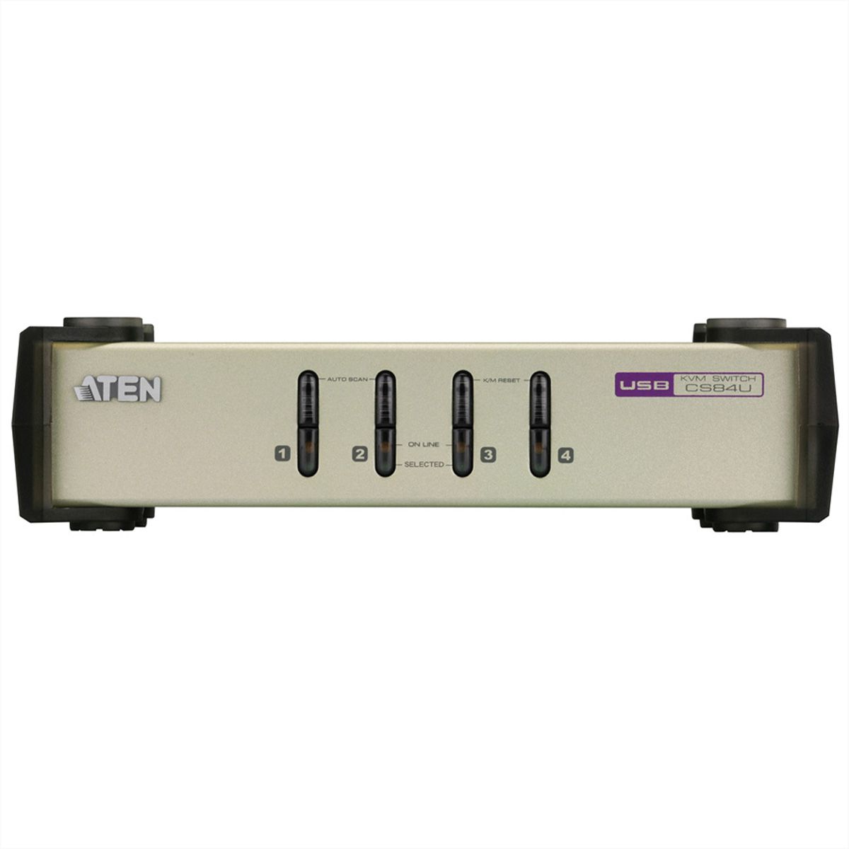 ATEN CS84U KVM Switch VGA, PS/2+USB, 4 Poorts