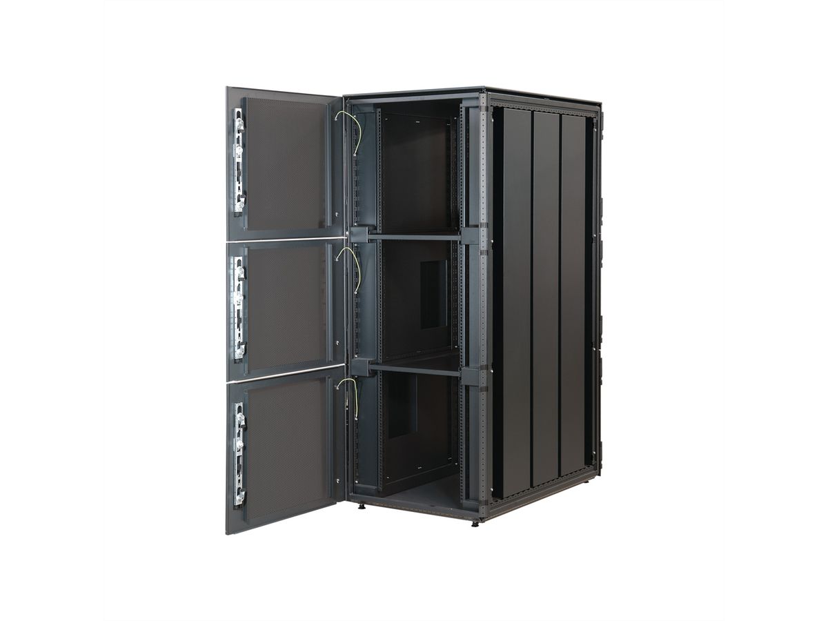 SCHROFF Varistar systeemkast, RAL 7021, 4 vakken, 47 HE, 2200H, 800W, 1000D