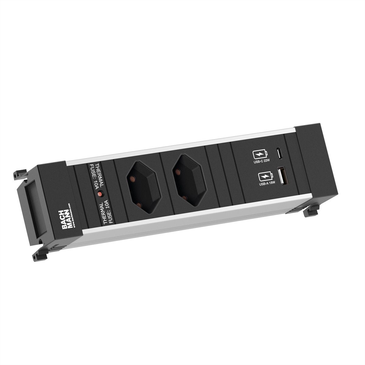 BACHMANN POWER FRAME S 2xCH, 1xUSB A&C 22W 0,2m GST18 Zwitserland