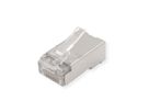 ROLINE Cat.6A (Class EA) Modular Plug, shielded, for Solid/Stranded Wire, 10 pcs.