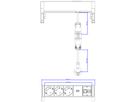 BACHMANN DESK2 3x CEE7/3 1x CAT6A 1x USB
