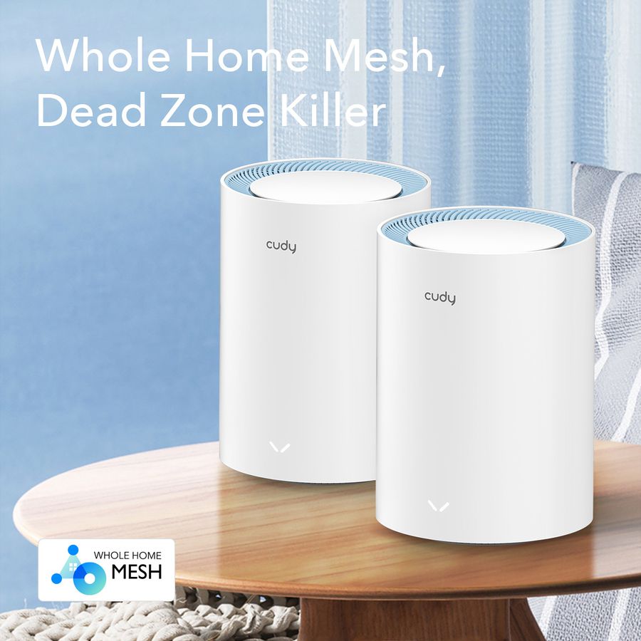 CUDY M1200 AC1200 Wi-Fi Mesh Solution 2er-Pack