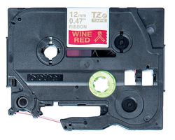 Brother TZE-RW34 Gold on red TZe label-making tape