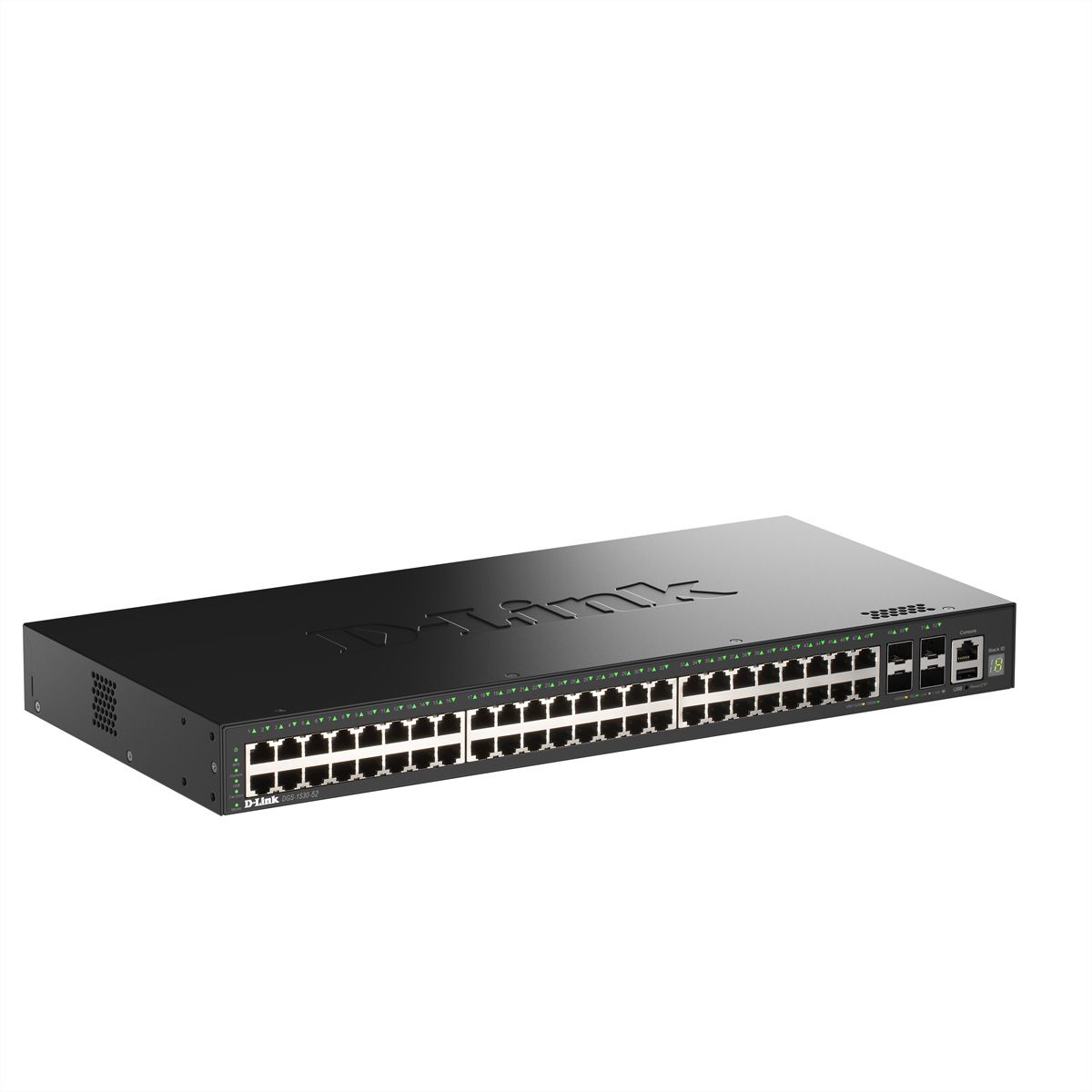 D-Link DGS-1530-52/E 52-Port Switch Smart Managed Gigabit Stack 4x 10G