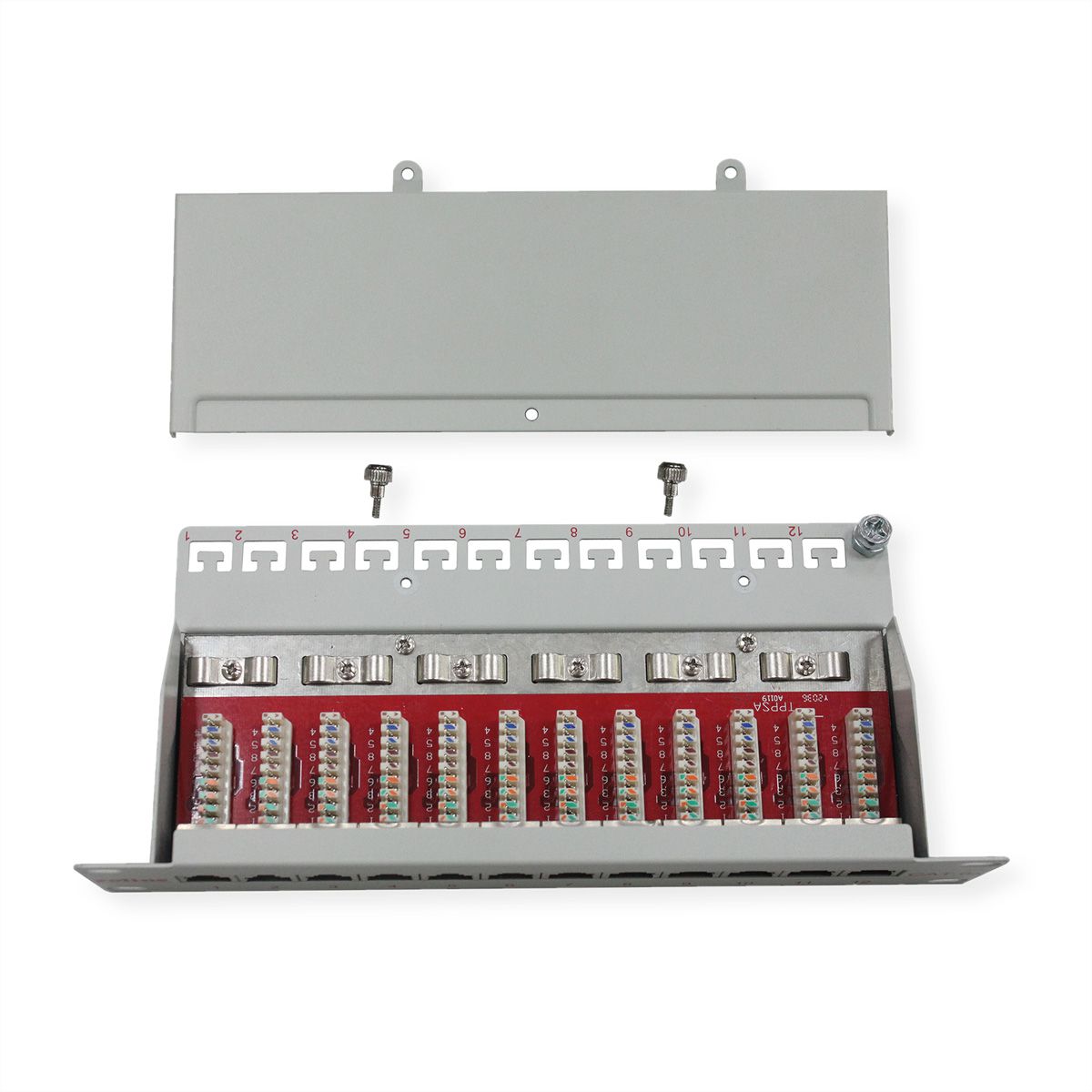 ROLINE 10-inch Patchpanel 12 Poorts, Cat.6A (Class EA), afgeschermd