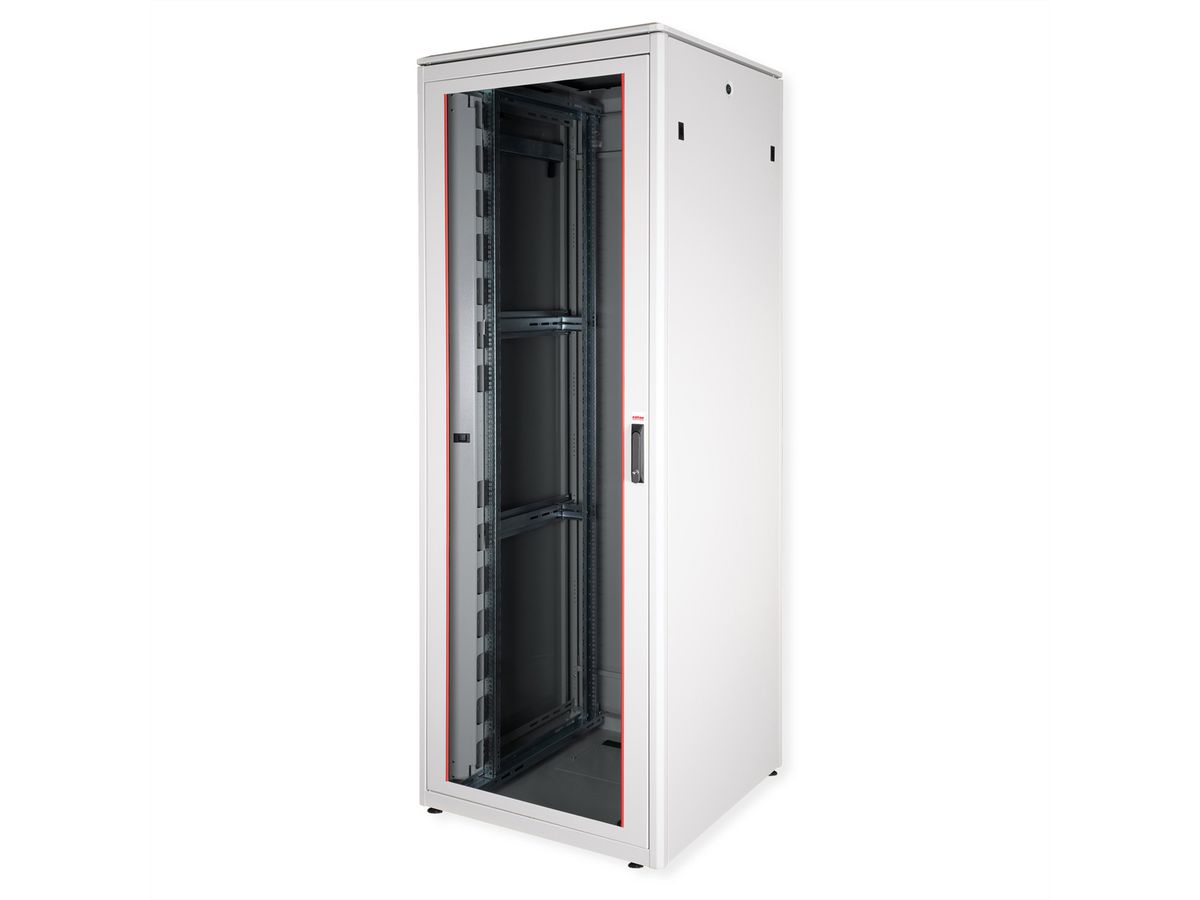ROLINE 19-inch Network Cabinet Pro 47 U, 800x800 WxD glass door grey