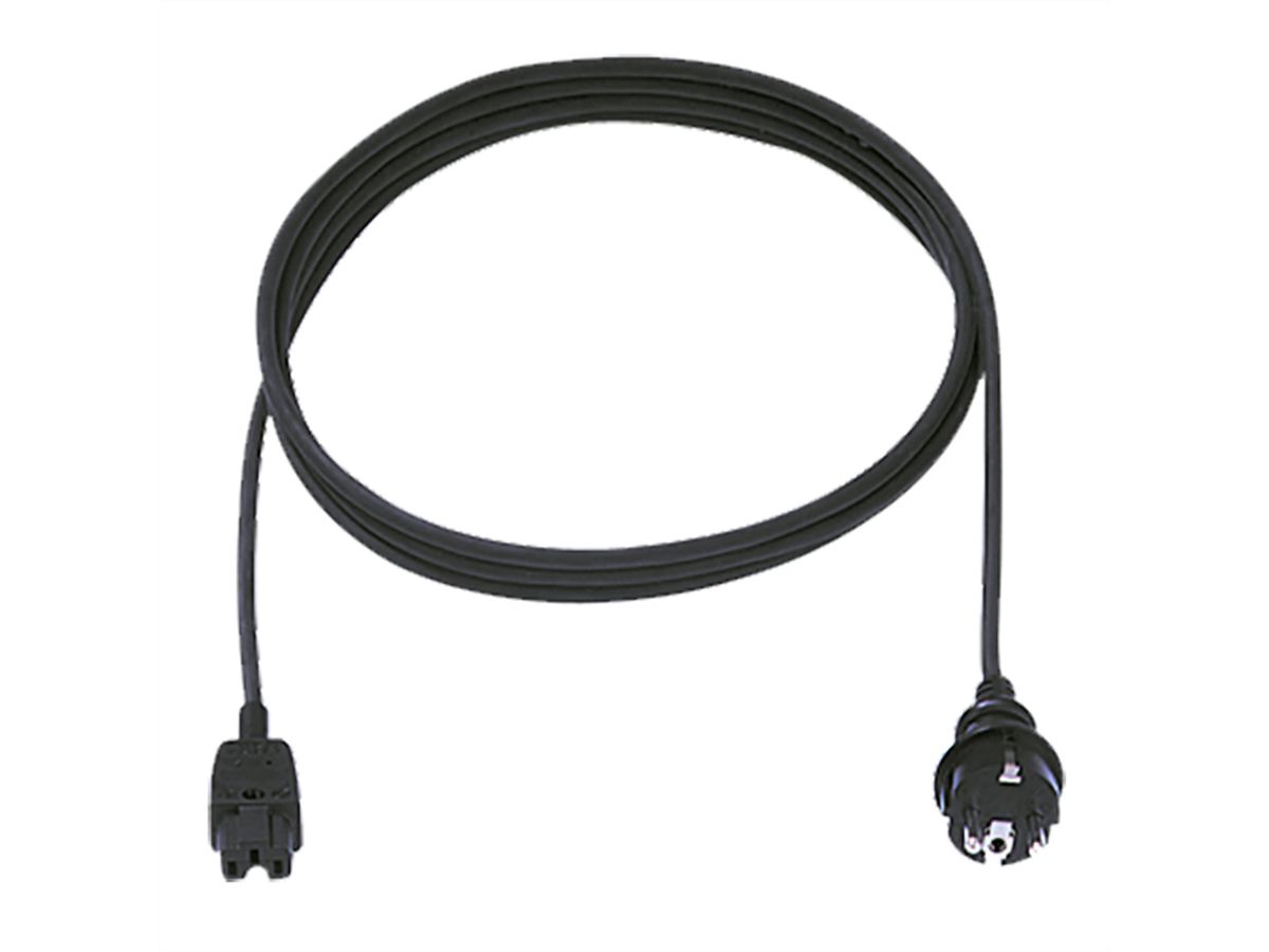 BACHMANN Zuleitung H05RR-F 3G1,0mm² 2m, Stecker CEE7/7 C15a