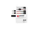 Skross MUV USB 2A Universal 2-pole Travel Adapter, worldwide