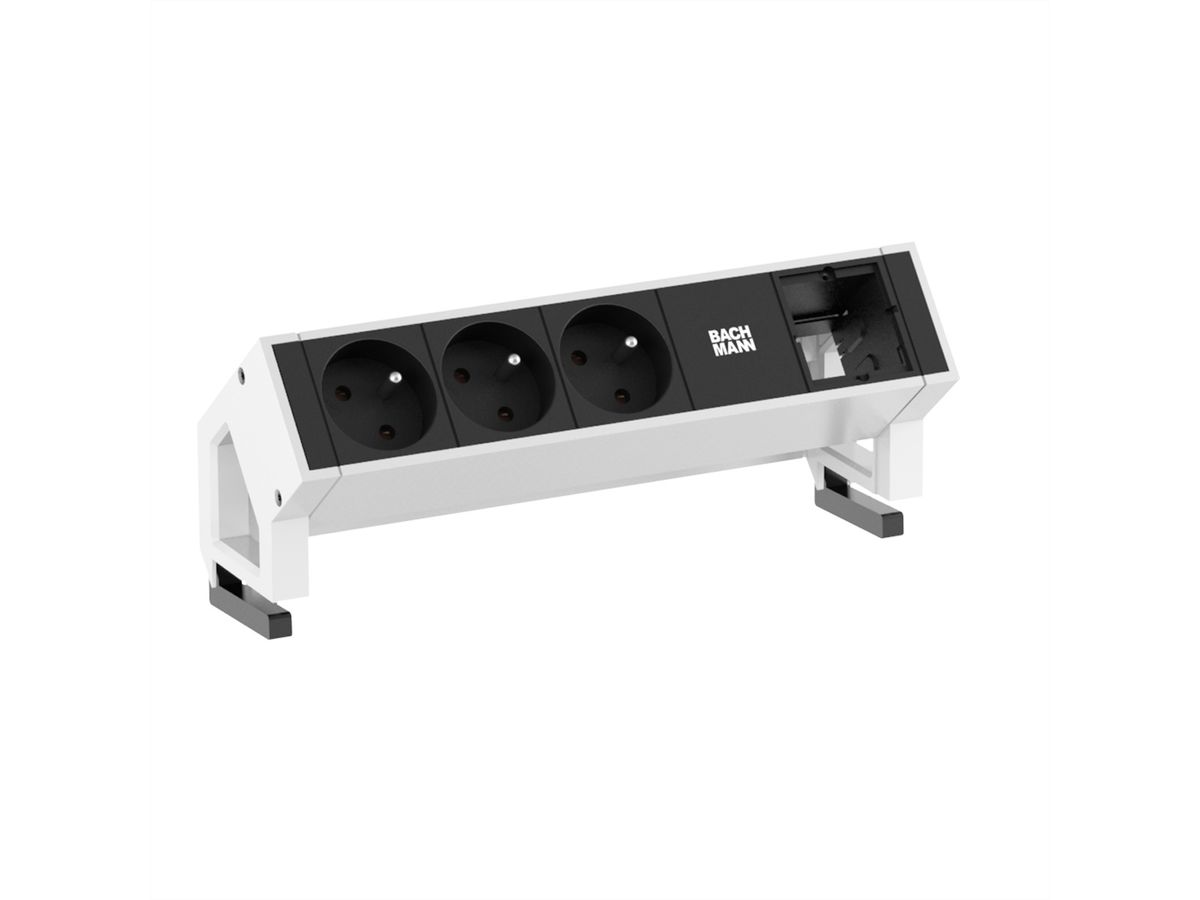 BACHMANN DESK2 3xUTE 1xCM 0.2m GST18 RAL9010