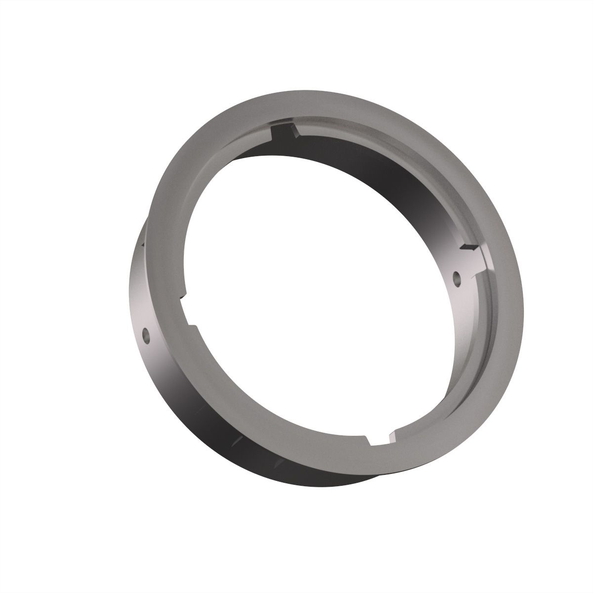 BACHMANN LOOP ROUND Kabeldoorvoer, zilver