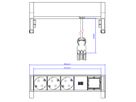 BACHMANN DESK2 3x earthing contact 1x ABD GST18 Inox