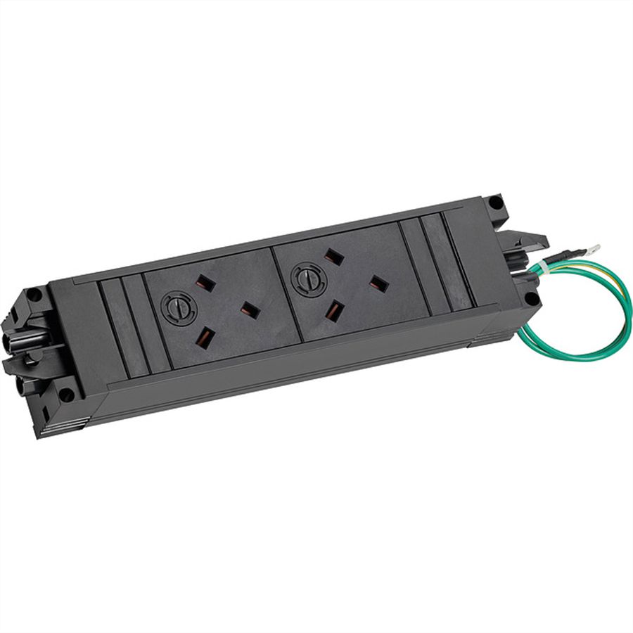 BACHMANN STEP BASE 2xUK 45° GST18 incl. earthing