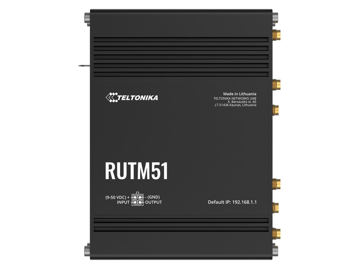TELTONIKA RUTM51 Industriële 5G-router