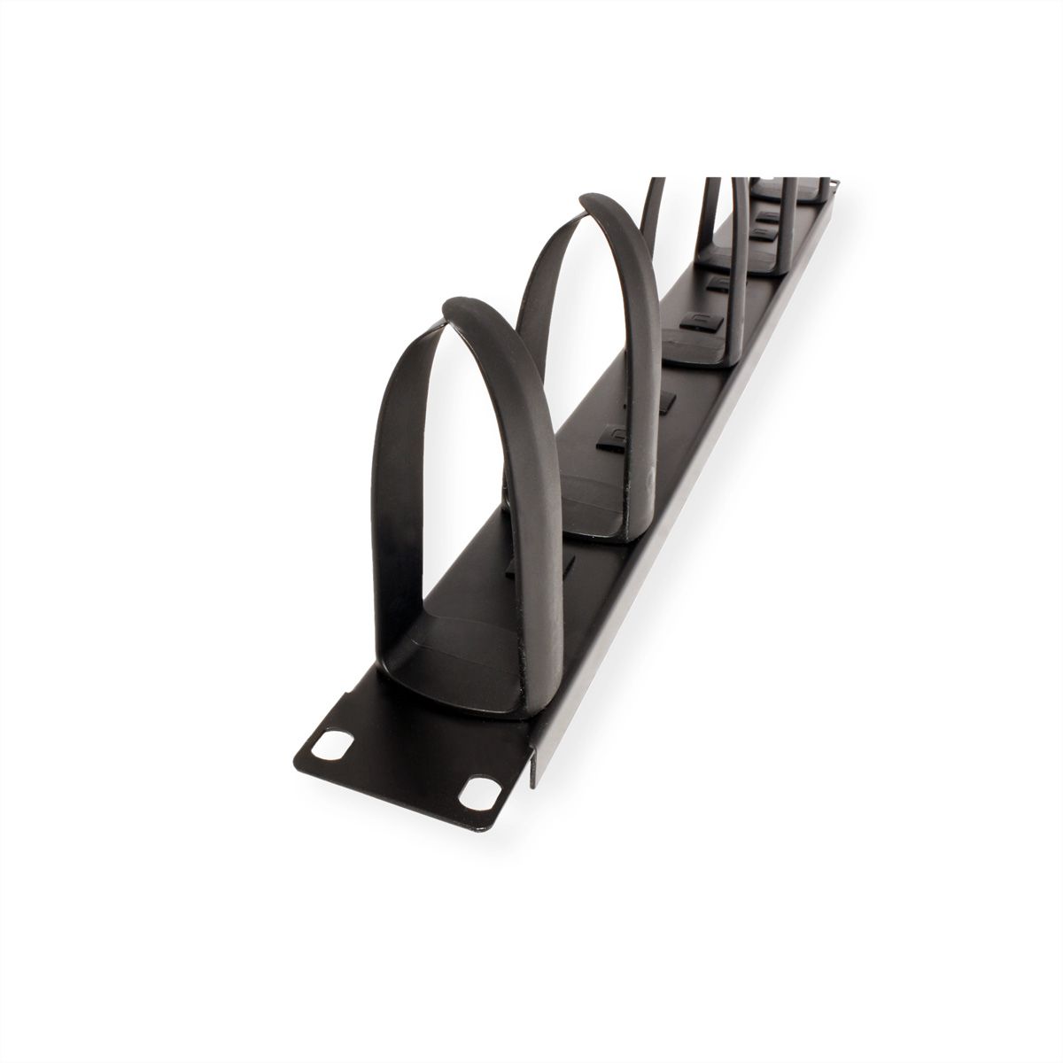 VALUE 19" Frontpaneel 1HE met 5 kabelogen, zwart