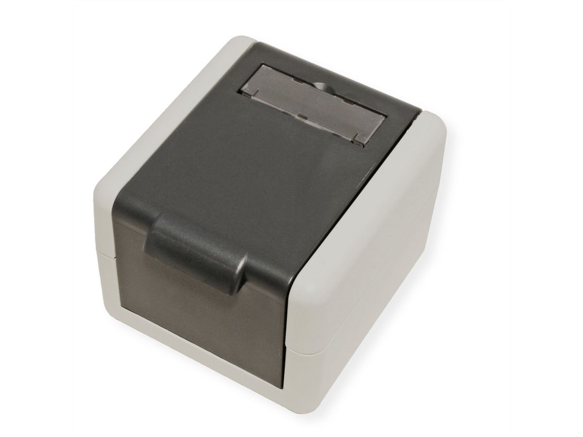 EasyLan preLink / fixLink Opbouw doos grijs