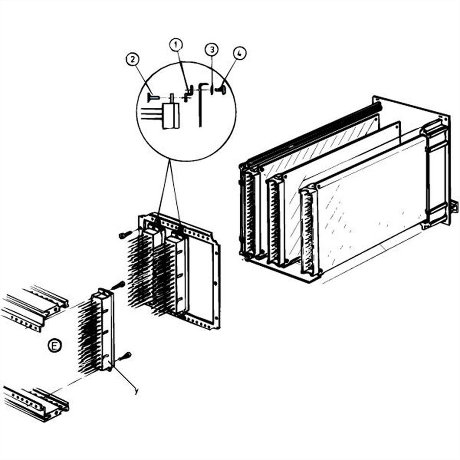 SCHROFF clamping piece (item 1) - SPANNSTUECK