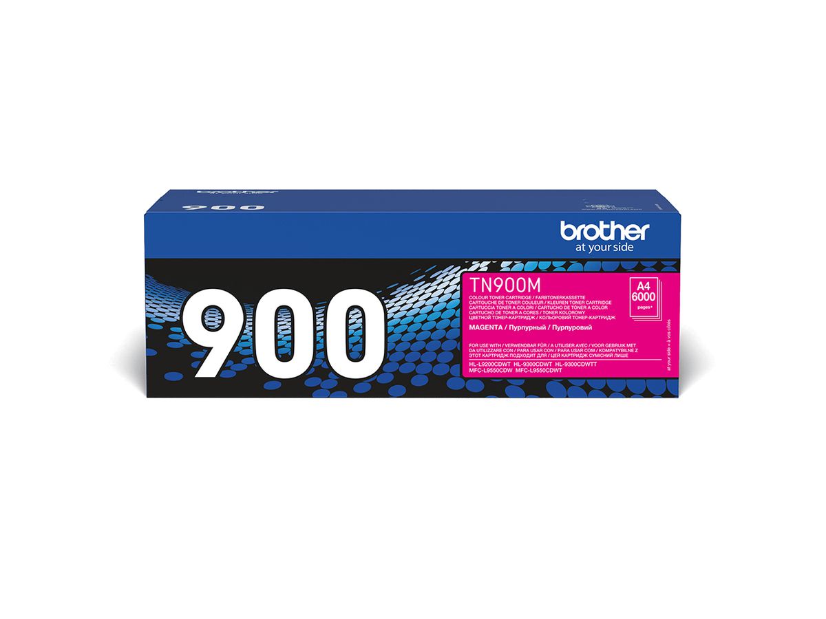 Brother TN-900M tonercartridge 1 stuk(s) Origineel Magenta