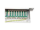 VALUE Cat.6A (klasse EA) 19" patchpaneel, 24 P, afgeschermd , grijs
