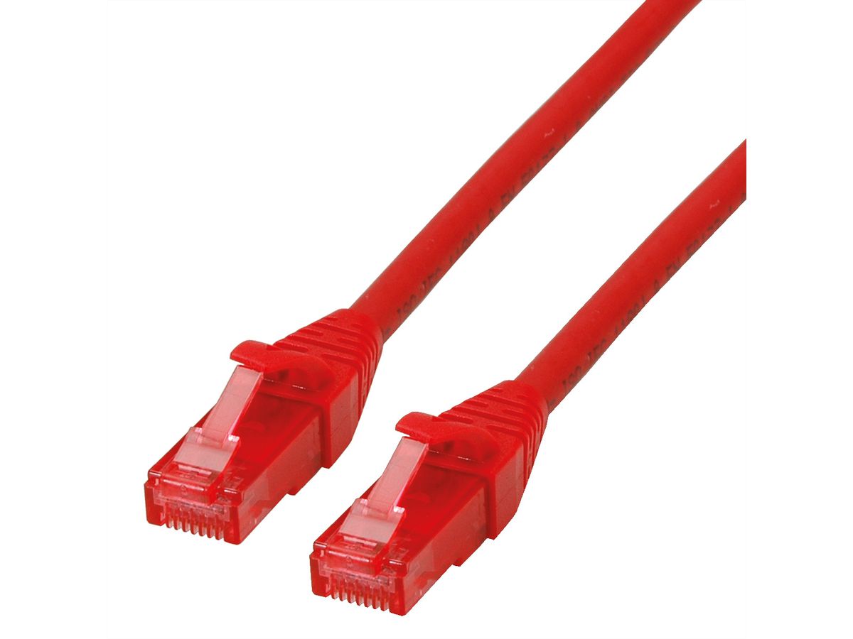 ROLINE UTP Cable Cat.6 Component Level, LSOH, red, 3 m