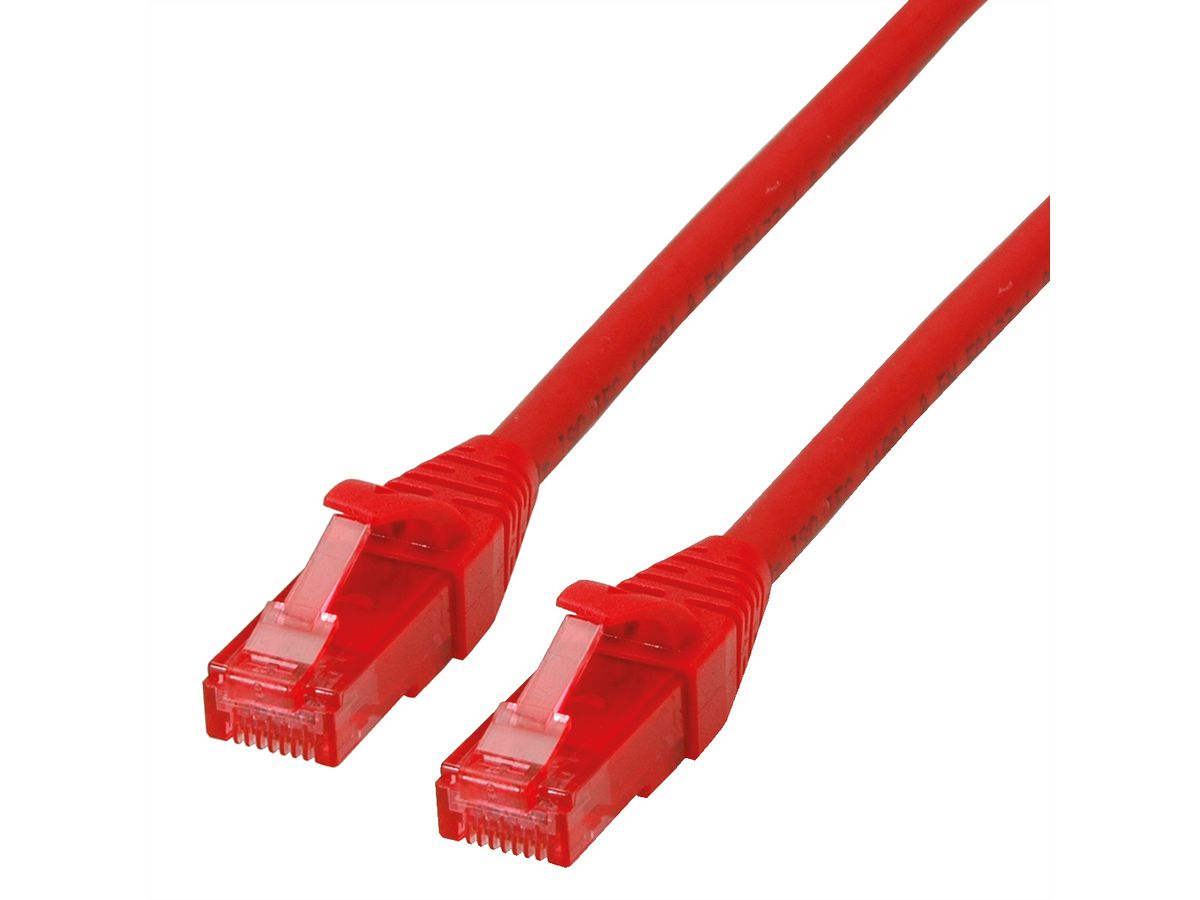 ROLINE Patchkabel Cat.6 UTP, Component Level, LSOH, rood, 3 m