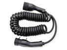 ROLINE Auto oplaadkabel Type2, 1-fase, 250 VAC (1P+N+E), 32 A, 7,4 kW, spiraalkabel, 7,5 m