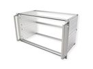 SCHROFF EuropacPRO 19" moduledrager voor moduledrager, zwaar, achteraf af te schermen, met handgreep vooraan, 6 HE, 235 mm