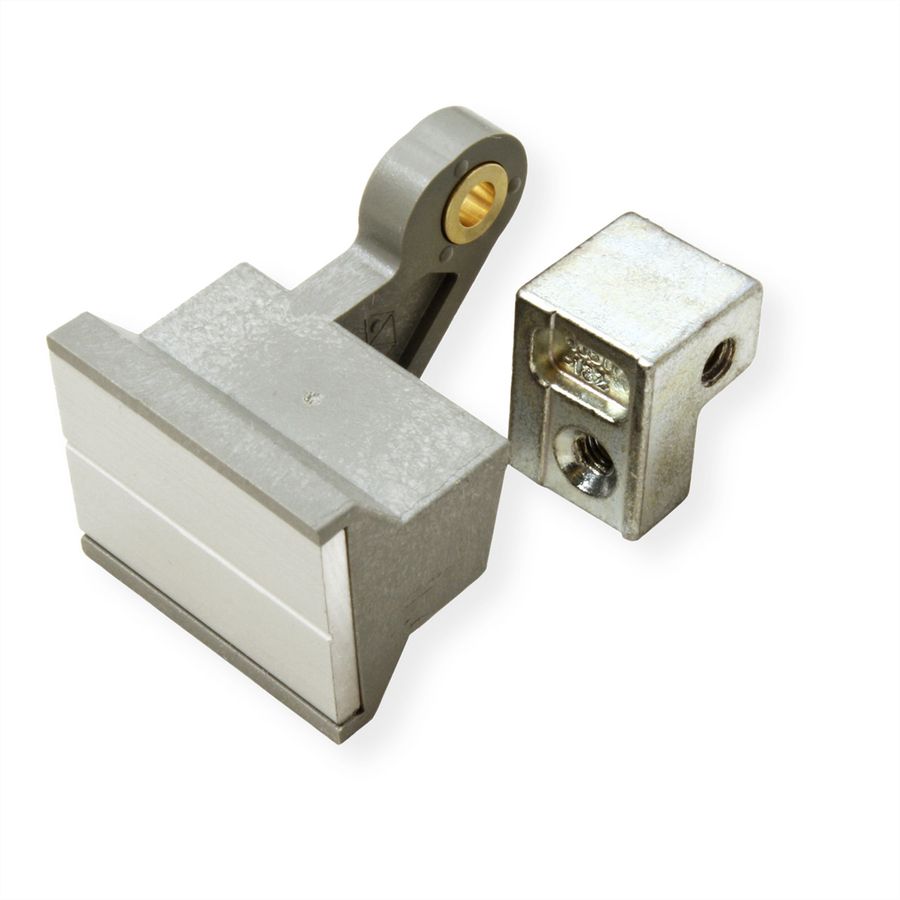 SCHROFF Extractor Handle Trapezoid Form, Type 1, Bottom, Grey