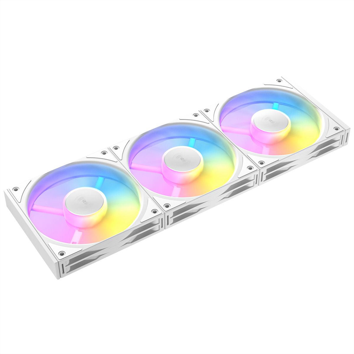 ANTEC C120R ARGB White PC Case Fan, 3-Pack, white