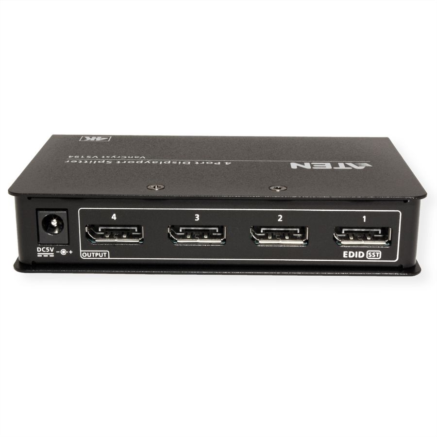 ATEN VS194 4-Poorts 4K DisplayPort Splitter