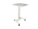 ROLINE PC Standing Workstation, height adjustable, tiltable, white