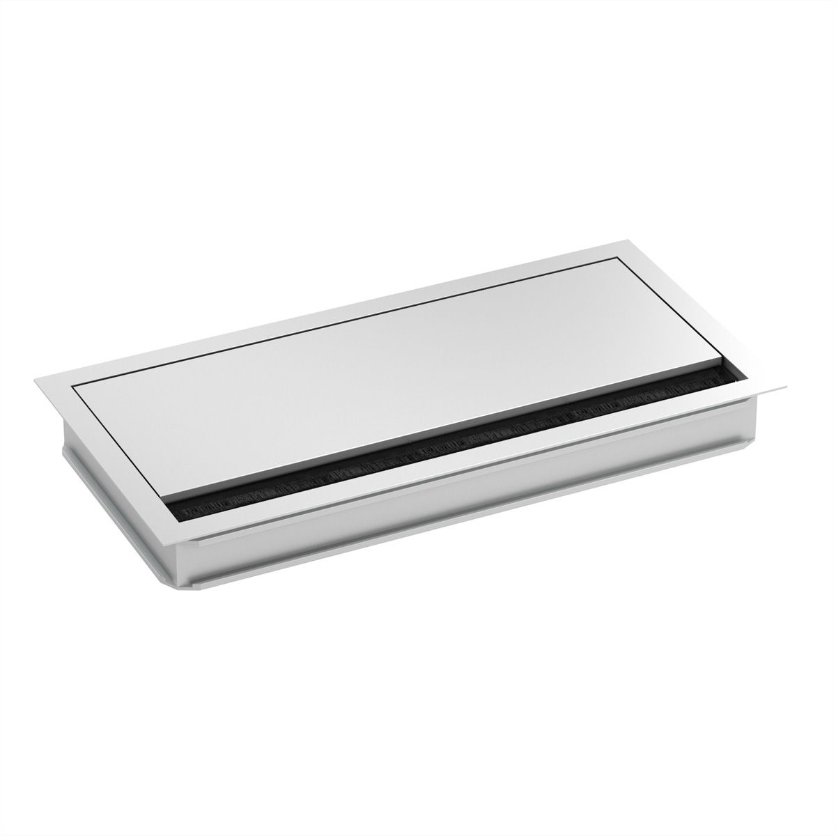 BACHMANN LOOP SQUARE cable bushing, 240mm, silver