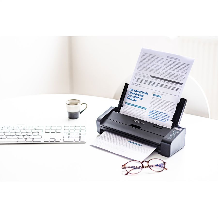IRISCan Pro 5 23PPM ADF20Pagina's documentscanner, Mobiele scanner met multi-invoer
