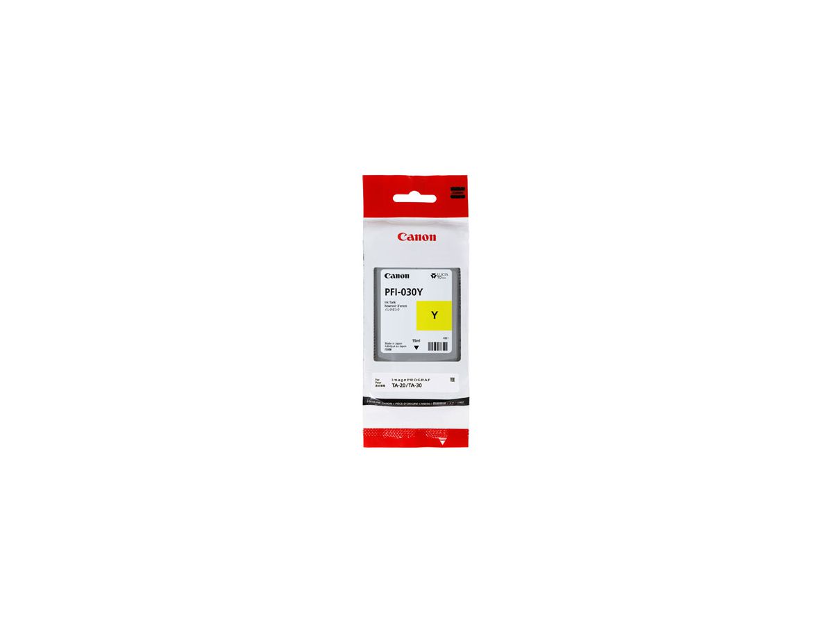 Canon PFI-030Y inktcartridge 1 stuk(s) Origineel Geel
