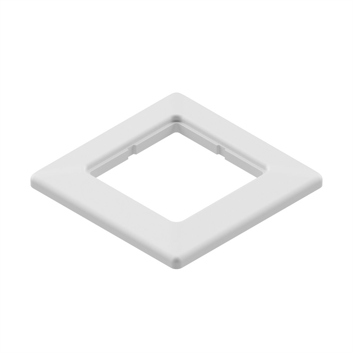 EasyLan Cover frame single, White RAL 9010