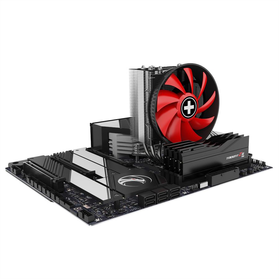 XILENCE XC049 CPU-Kühler, 120mm PWM FDB Lüfter, 200W TDP