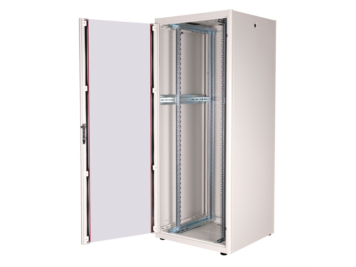 ROLINE 19-inch netwerkkast Basic 42 U, 800x800 BxD Glazen deur grijs