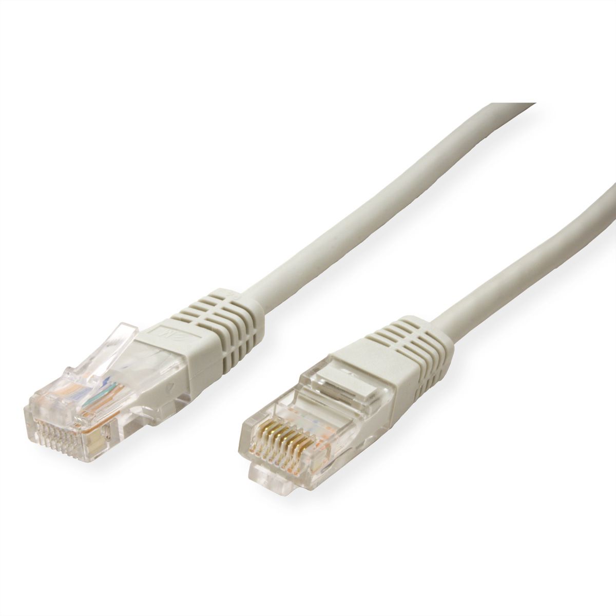 ROLINE UTP Patch Cord Cat.5e (Class D), PoE, grey, 5 m