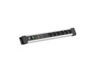 BACHMANN CONNECTUS 6xUTE, 1xGVS 1xSchalter 2,0m CEE7/7 Grau