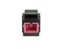 ROLINE Fiber Optic Keystone Jack, SC Simplex, Multimode, OM4