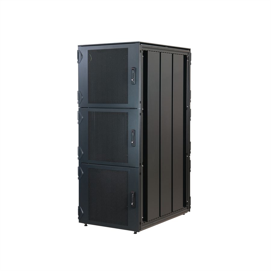 SCHROFF Varistar systeemkast, RAL 7021, 4 vakken, 42 HE, 2000H, 600W, 1200D