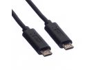 ROLINE USB 2.0 Oplaadkabel, Micro B M/M, zwart, 0,3 m