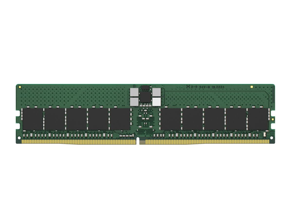 Kingston Technology 32GB, DDR5, 4800MT/s, ECC, Unbuffered, DIMM, CL40, 2RX8, 1.1V, 288-pin