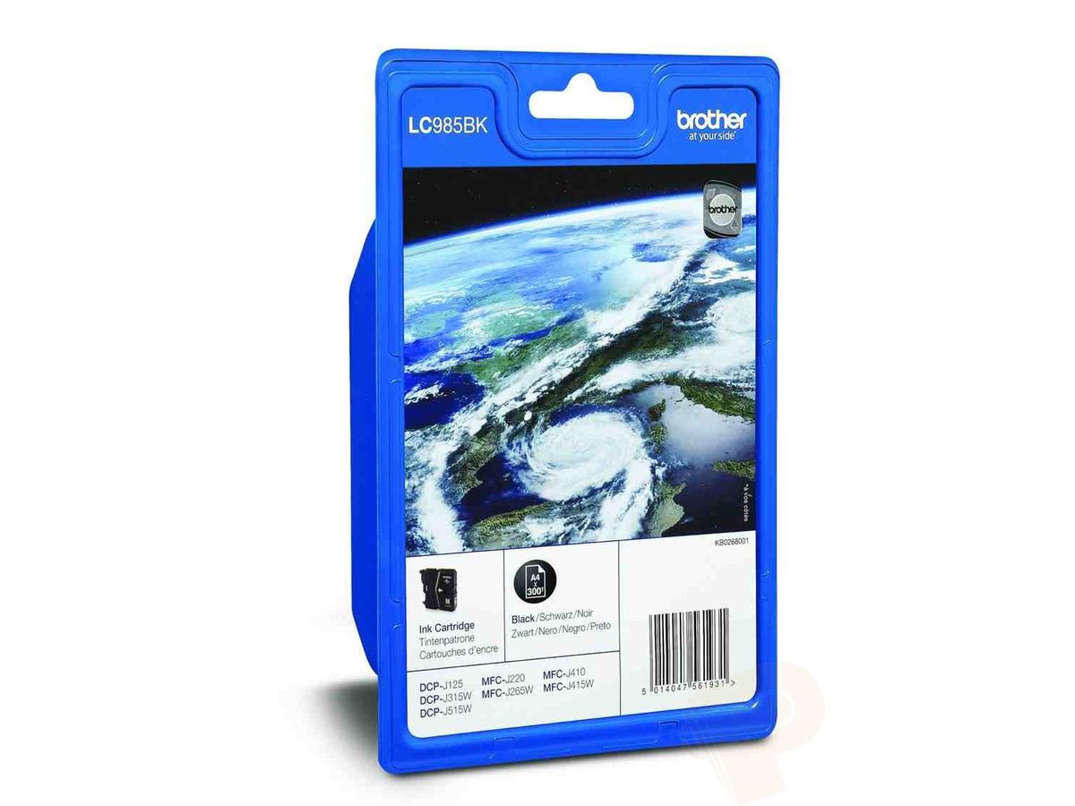 Brother LC-985BKBPDR ink cartridge 1 pc(s) Original Black